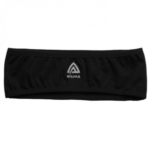 Aclima LightWool Headband Reversible Jet Black