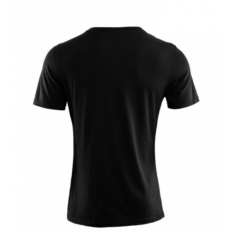 Aclima LightWool undershirt tee M's Jet Black - Bilde 2
