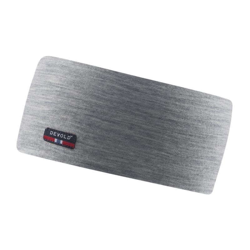 Devold Breeze Merino Headband Grey Melange