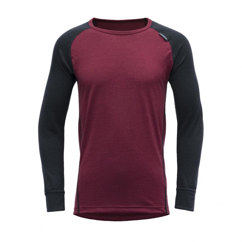 Devold Breeze Merino Shirt Jr Beetroot Str 10-16År