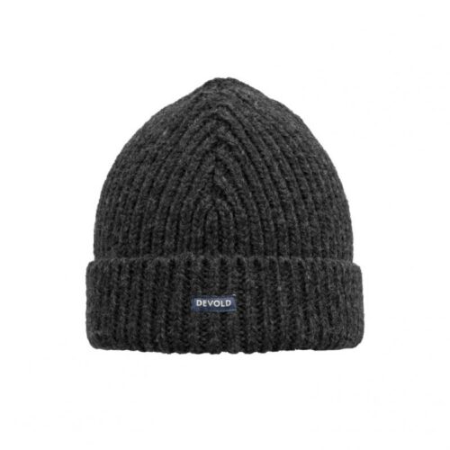 Devold Nansen Wool Beanie Anthracite