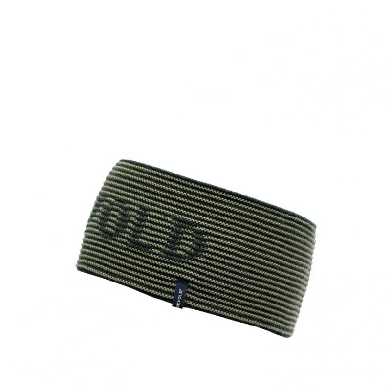 Devold Rib Logo Headband Woods One Size