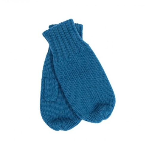 Devold Wool Kid Mitten Blue