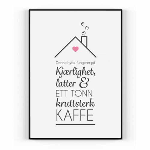 Småleverandører Plakat Hytta