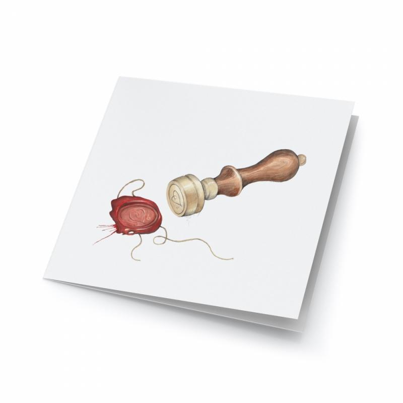 Emmeselle AS Kunstkort "Forseglingsvoks"