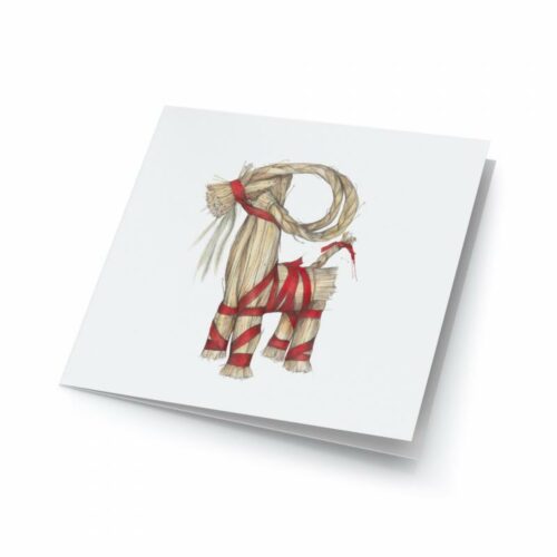 Emmeselle AS Kunstkort "Julebukk"