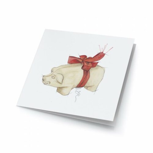 Emmeselle AS Kunstkort "Marsipangris"