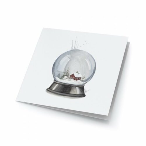 Emmeselle AS Kunstkort "Snøkule"