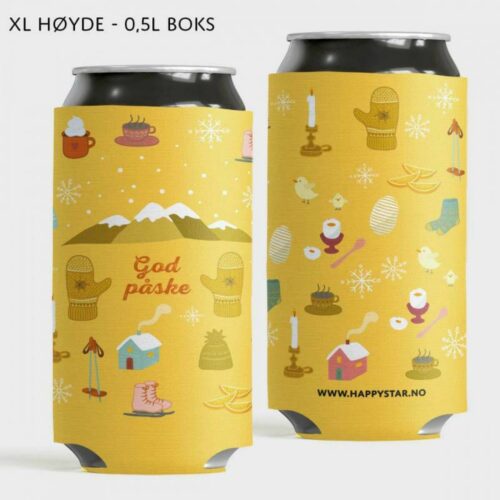 Happy Star Bokskjøler - God Påske 15 cm