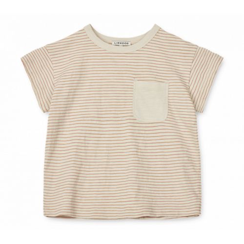 Liewood Dodoma Stripe T-shirt Sandy/Tuscany Rose
