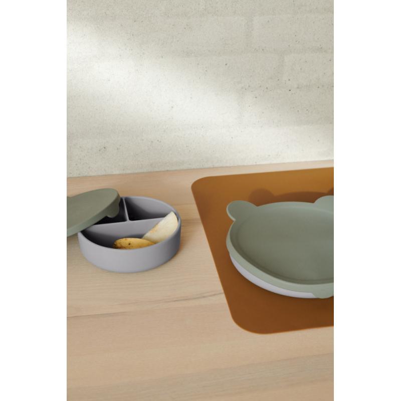 Liewood Frodo Divider Plate w/lid Faune grenn/Dove blue - Bilde 5