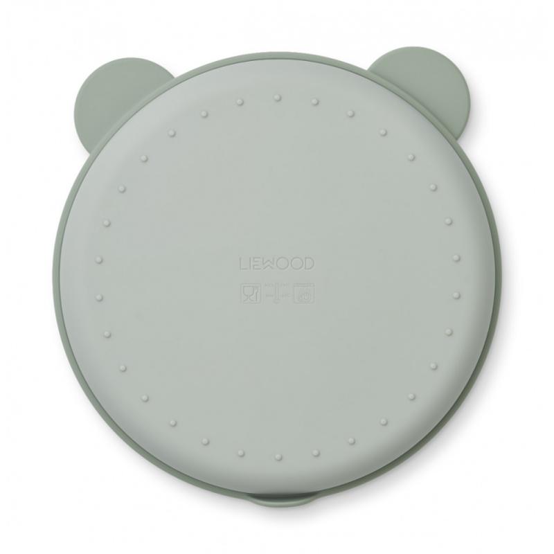 Liewood Frodo Divider Plate w/lid Faune grenn/Dove blue - Bilde 4