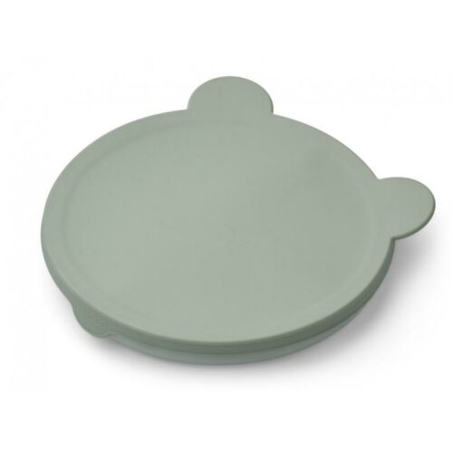 Liewood Frodo Divider Plate w/lid Faune grenn/Dove blue