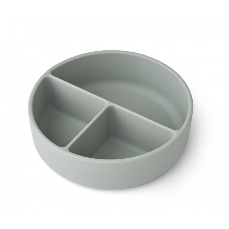 Liewood Rosie Divider Bowl w/lid Faune grenn/Dove blue - Bilde 3