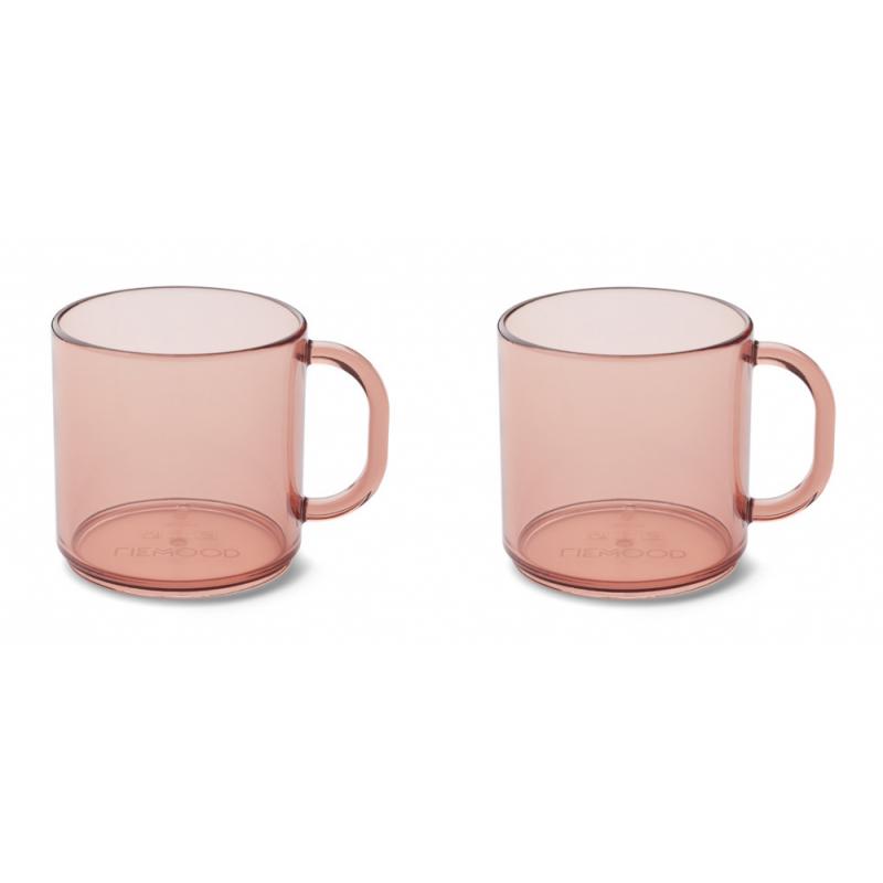 Liewood Tomo Cup 2 pk Dusty Raspberry