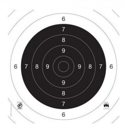 Landrø 1 Skive Innstikk Kromer 1/2m pistolskive Approbert ISSF "presisjon