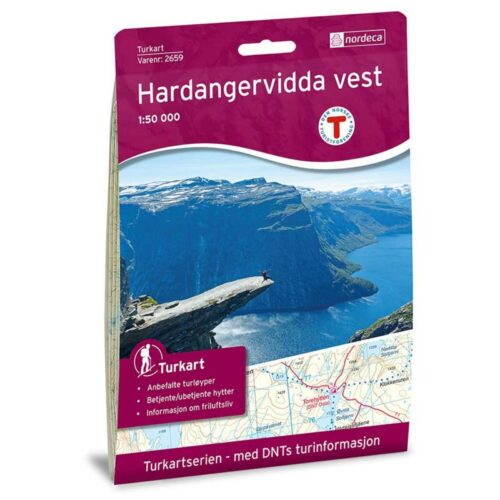 Nordic Outdoor HARDANGERVIDDA VEST 1:50 000