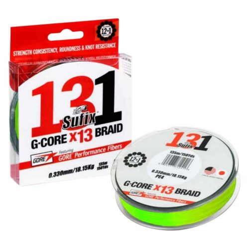 Normark 131 G-Core X13 Neon Chartreuse 150m 0,104mm 5,4kg