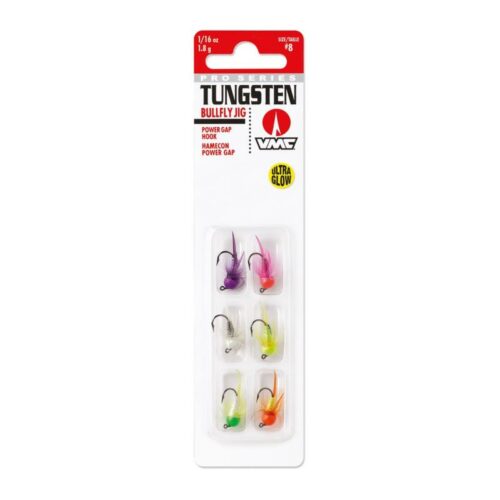 Normark Tungsten Bullfly Kit #12 0,9g Glow 6pk