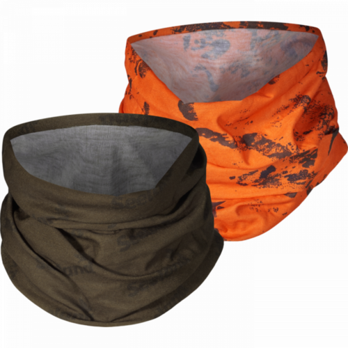SEELAND Buff 2-pack Pine Green/InVis Orange Blaze One Size