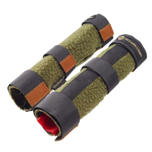 Seleverkstedet Fleece dog leg protector olive green