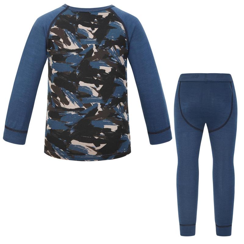 Skogstad K Loppa merino ullsett Ensign Blue pr 1-6 år - Bilde 2