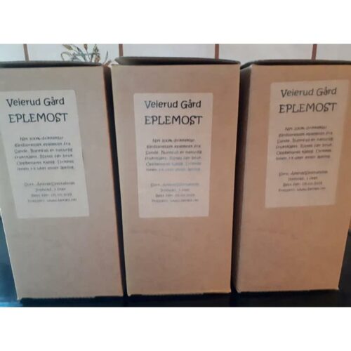 Småleverandører Eplemost 3 l pappkartong