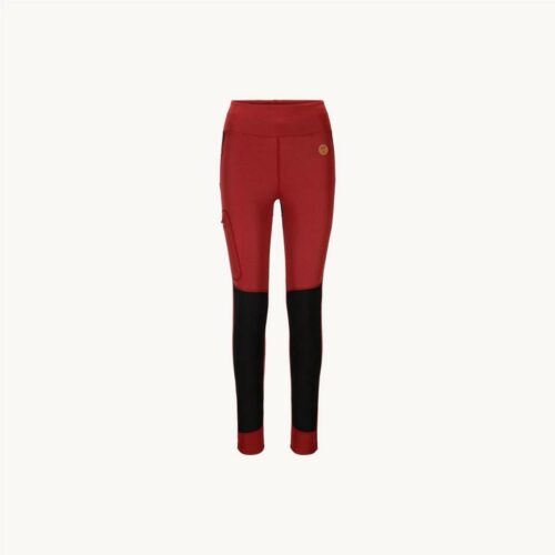 TUFTE W Maple Warm Tights Rosewood
