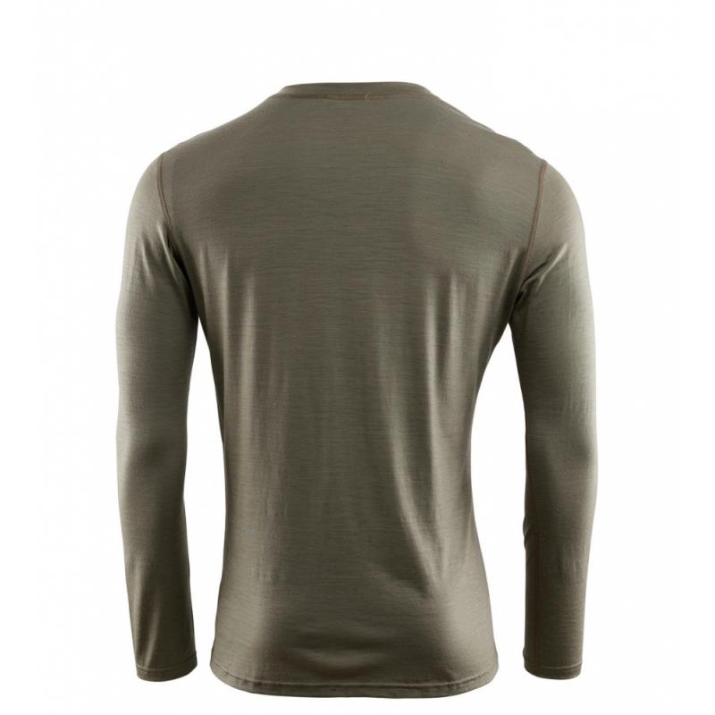 Aclima LightWool undershirt long sleeve M's Ranger Green - Bilde 2