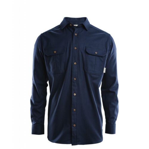 Aclima Reborn Woolshirt M´S  Navy Melange