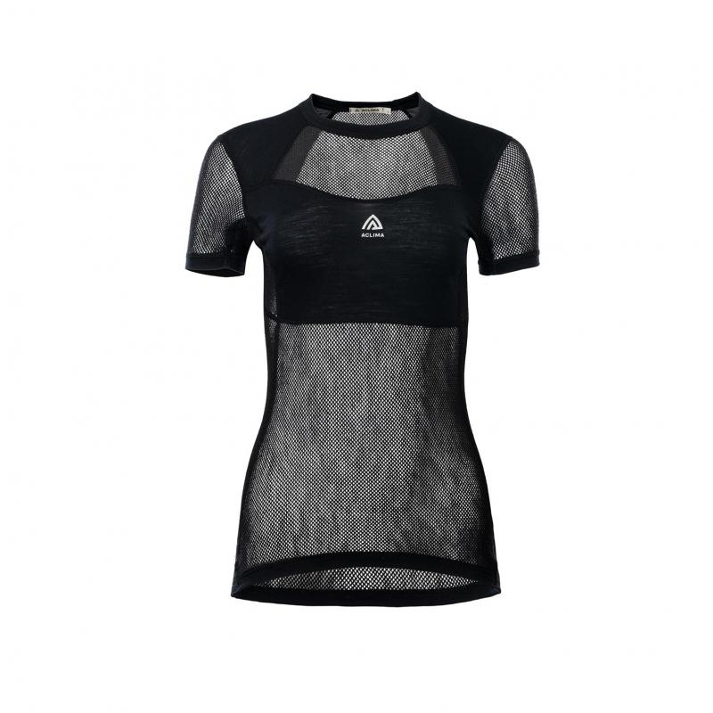 Aclima Woolnet Light T-Shirt W´S Jet Black