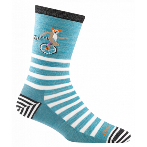 Darn Tough Darn Tough Animal Haus W Crew Lightweight Aqua