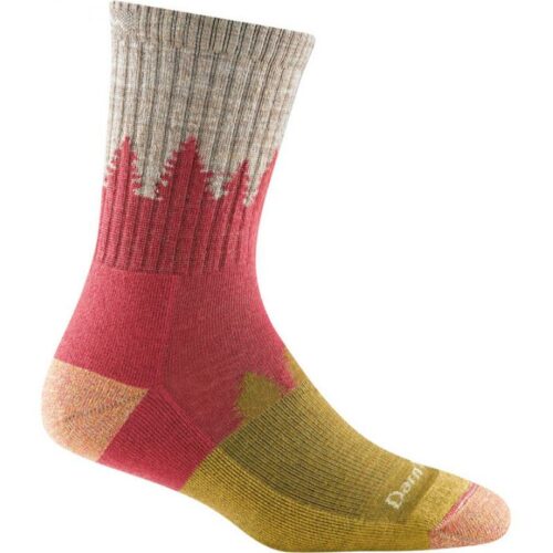 Darn Tough Treeline Micro Crew Midweight With Cushion  Cranberry