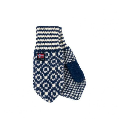 Devold Wool Mitten Night/offwhite