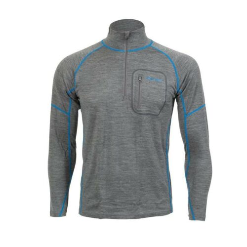 Dovrefjell Classic ullpolo (M) herre - grey/blue