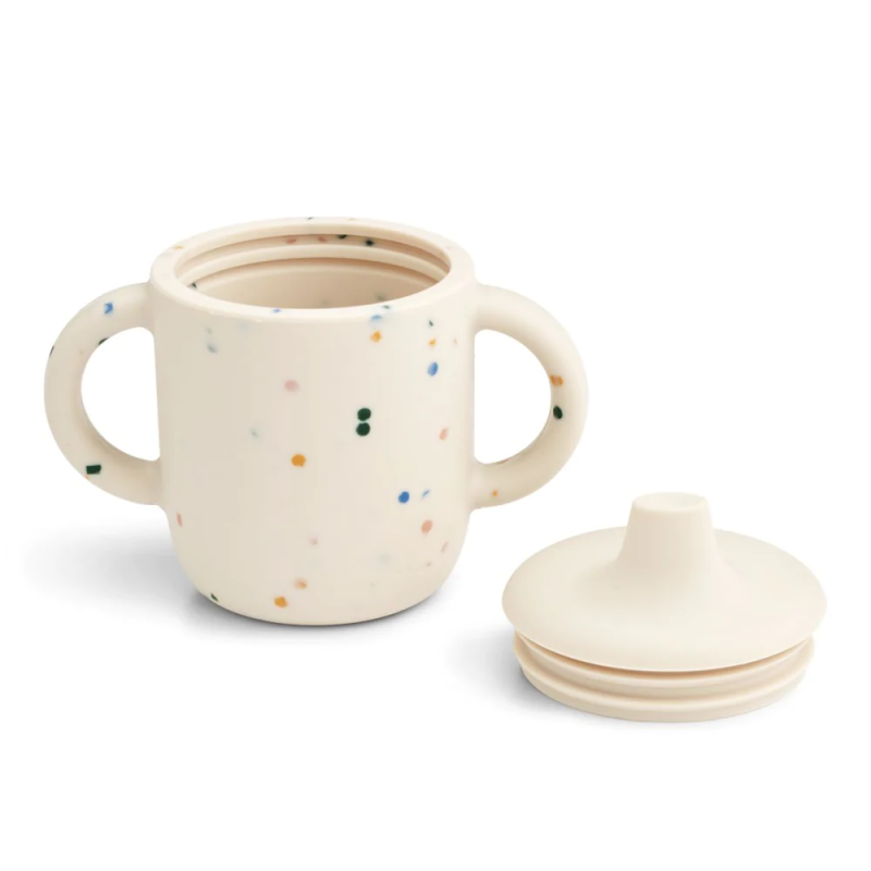 Liewood Neil Sippy Cup Splash dots/ Sea shell One Size - Bilde 2