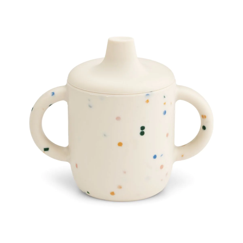 Liewood Neil Sippy Cup Splash dots/ Sea shell One Size
