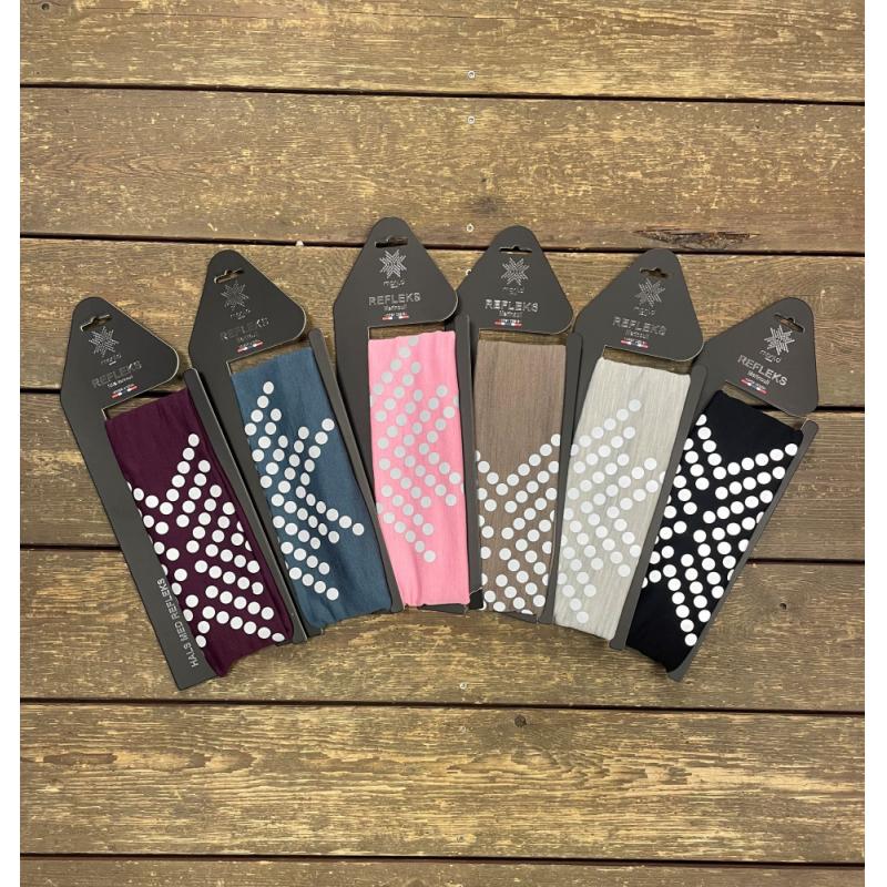 Morild Sølvfaks Hals med refleks (Flere farger)