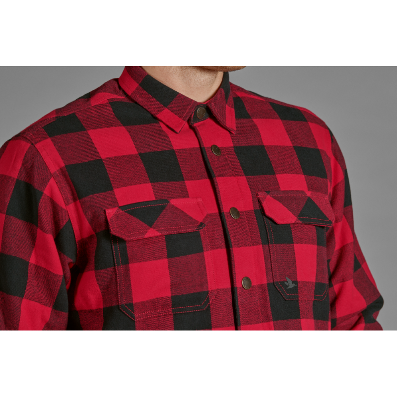 SEELAND Canada Skjorte Red Check - Bilde 4