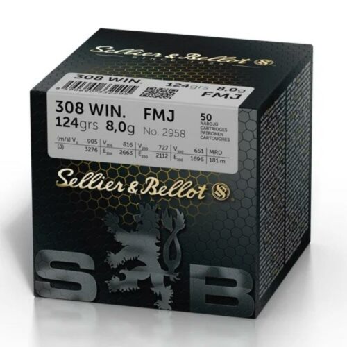 SELLIER & BELLOT 308 Win FMJ /50 pk.)