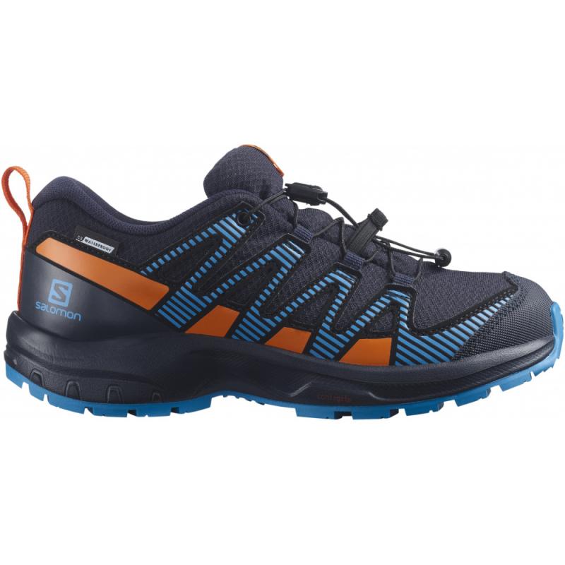 Salomon Xa Pro V8 Cswp J Navy/vibrant Orange/bli