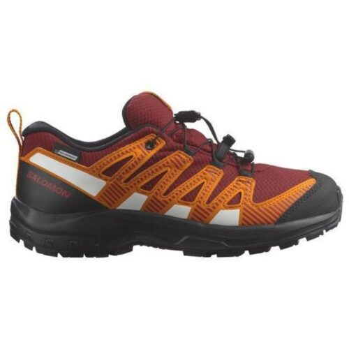 Salomon Xa Pro V8 Wp J Red Dahlia / Black / Orange Pepper