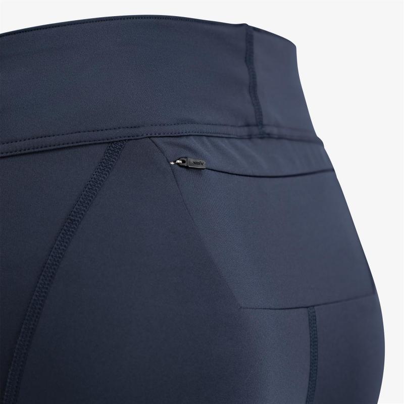 Swix Pace High Waist Half Tights W Dark Navy - Bilde 5