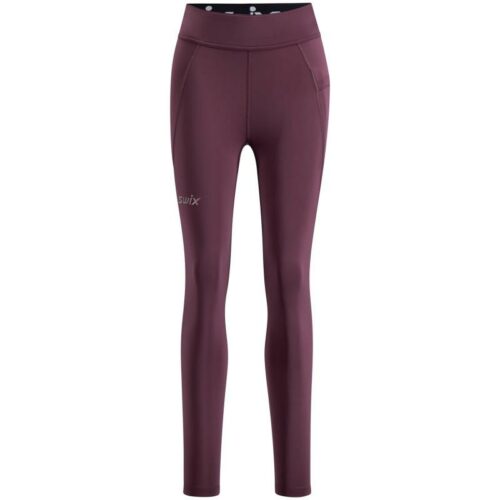 Swix Pace High Waist Tights W Plum