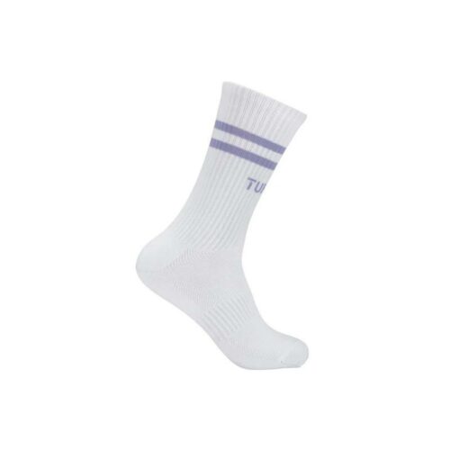TUFTE U Rib Crew Socks White / Sweet Lavender