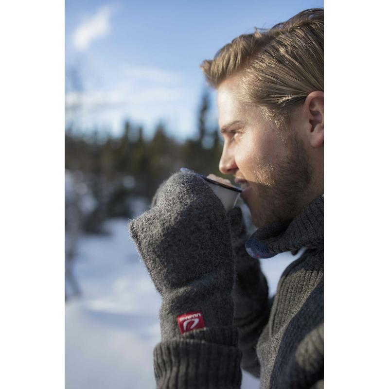 Ulvang Hammerfest Mitten Charcoal Melange - Bilde 2