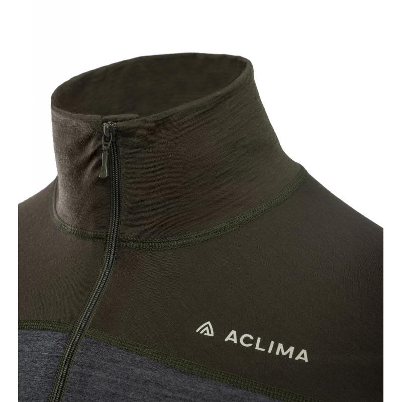 Aclima Lightwool 180 Polo W- Zip M´S Tarmac - Marengo 109521 Friluftsbua 3