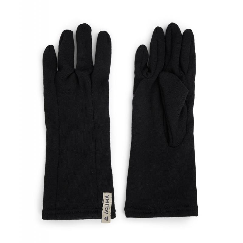 Aclima Woolterry Liner Gloves Jet Black 108468 Friluftsbua 1