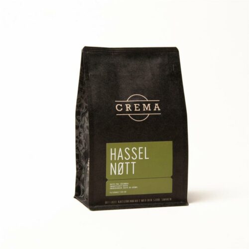 Crema Hasselnøttkaffe 250g Filtermalt 3024-M Friluftsbua 1