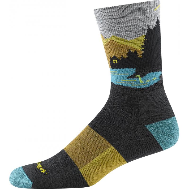 Darn Tough Close Encounters Micro Crew Midweight With Cushion DT5014 Charcoal M Friluftsbua 3